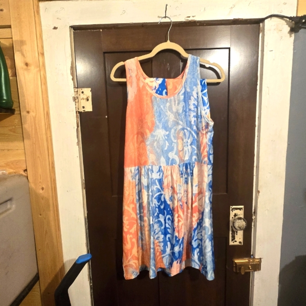 Lily 2 piece tank top and skirt outfit.